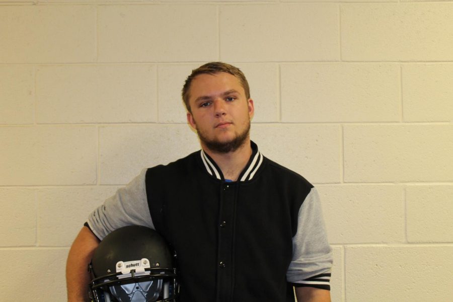 Senior Joe Burtrum is a great leader on the football team and was elected a team captain by his teammates and coaches.