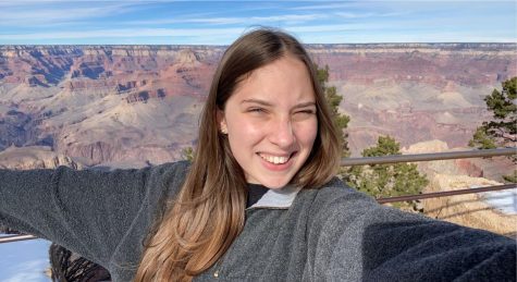 Laura Weiler (sophomore) at the Grand Canyon